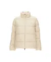Moncler Mauzun Short Down Jacket In Neutral