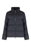 Moncler Mauzun Short Down Jacket In Blue