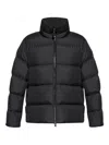 Moncler Mauzun Short Down Jacket Clothing In Black