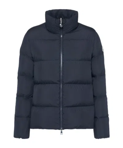 Moncler Mauzun Tech Down Jacket In Blue