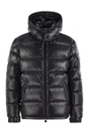 Moncler Maya Quilted Nylon Down Jacket In Black