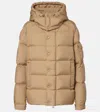 Moncler Maya 70 Down Jacket In Brown