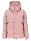 Moncler Maya 70 Hooded Short Down Jacket Pink In Pink