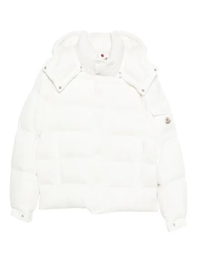 Moncler Maya 70 Hooded Down Jacket In White