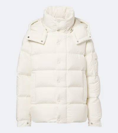 Moncler Maya 70 Hooded Down Jacket In White