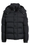 Moncler Maya 70 Hooded Quilted Down Jacket In Black