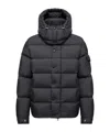 Moncler Maya 70 Hooded Short Down Jacket In Black