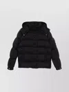 Moncler Maya 70 Hooded Short Down Jacket In Black