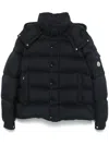 Moncler Maya 70 Hooded Short Down Jacket In Black