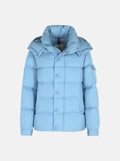 Moncler Kids' 'maya 70' Light Blue Polyester Down Jacket