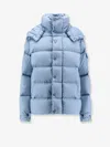 Moncler Maya 70 Recycled Nylon Down Jacket In Blue