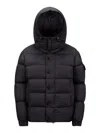Moncler Maya 70 Short Down Jacket Black In Black