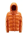 Moncler Maya 70 Short Style Down Jacket In Orange