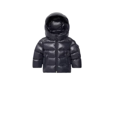 Moncler Kids'  Maya Baby Down Jacket Blue In Navy