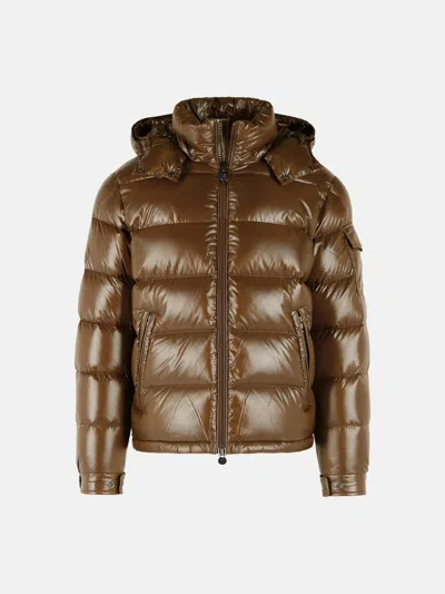 Moncler Maya Brown Polyamide Down Jacket