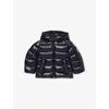 Moncler Maya Detachable-hood Padded Shell Jacket 6 Months - 3 Years Navy In Black