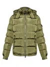 Moncler Men Maya Recycled Nylon Jacket In Green