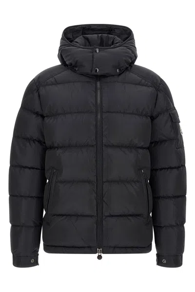Moncler Down Maya Puffer Jacket In Black