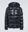 Moncler Cuvellier Water Resistant Down Puffer Jacket In Blue