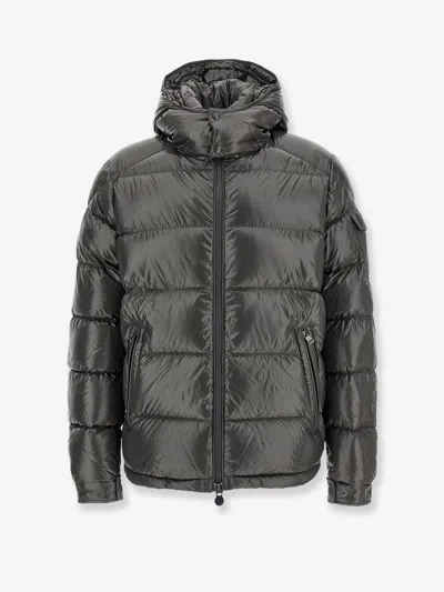 Moncler Maya Down Jacket With Hood In Gray