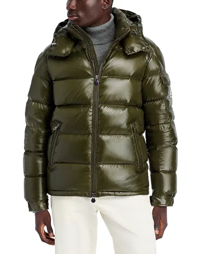 Moncler Maya Down Puffer Jacket In Green