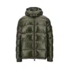 Moncler ' Maya' Hooded Down Jacket In Green
