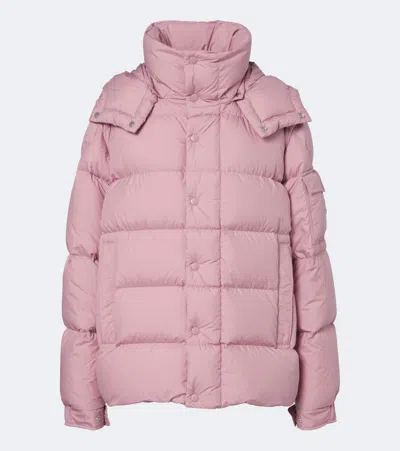Moncler Maya Hooded Down Jacket In Pink