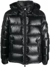 Moncler Maya Hooded Short Down Jacket Clothing In Black
