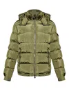 Moncler Maya Matte Short Down Jacket Clothing In Green