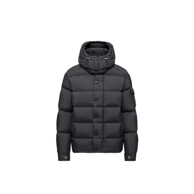 Moncler Maya Hooded Short Down Jacket, Women, Black, Size: 4