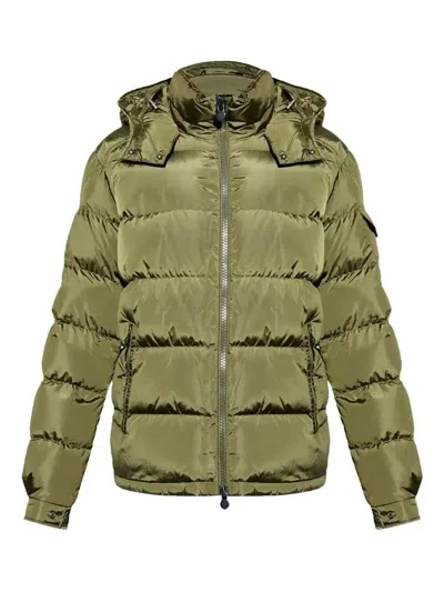 Moncler Maya Matte Short Down Jacket Clothing In Green