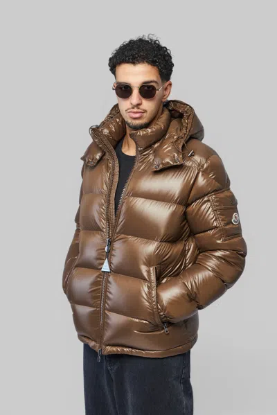 Moncler Maya Jacket In Brown