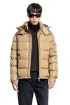 Moncler Maya Matte Short Down Jacket In Brown