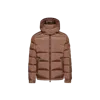 Moncler Maya Matte Short Down Jacket In Brown
