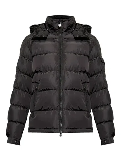 Moncler Maya Hooded Short Down Jacket Clothing In Black