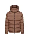 Moncler Maya Quilted Shell Down Jacket In Brown