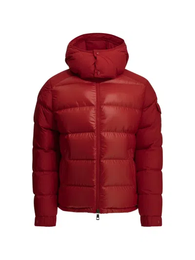 Moncler Maya Recycled Polyester Down Jacket In Red