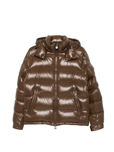 Moncler Maya Quilted Jacket In Transparent