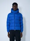 Moncler Maya Nylon Down Jacket In Blue