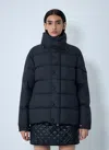 Moncler Maya Short Down Jacket In Black