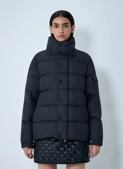 Moncler Maya Short Down Jacket In Black