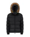 Moncler Mayaf Hooded Down Jacket In Black