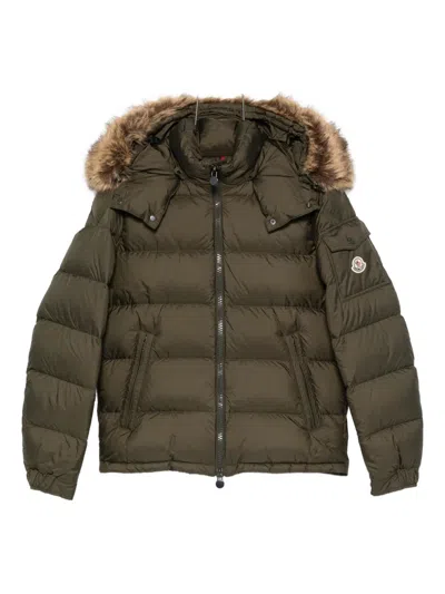 Moncler Mayaf Hooded Jacket In Green