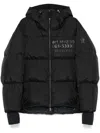 Moncler Short 'mazodin In Nylon Technique A 2 Layer' Black Down Jacket In Schwarz