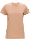 Moncler Cotton Jersey T-shirt With Felt Logo Patch