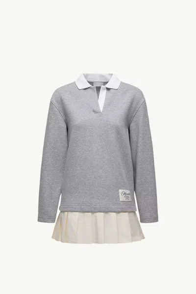Moncler Mcl H25 Dress In Gray