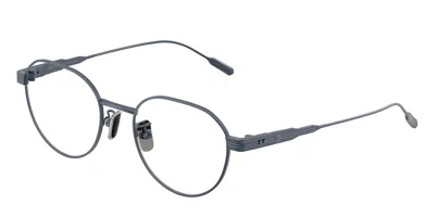 Moncler Me1007td Vestibilità Orientale 1017 Occhiali Da Vista Blu Per Uomo (solo Montatura) In Black