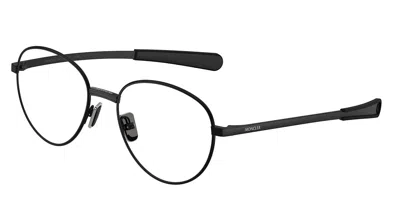 Moncler Me1009 1001 Occhiali Da Vista Neri Per Uomo (solo Montatura) In Black