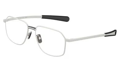 Moncler Me1010 1004 Occhiali Da Vista Argentati Per Uomo (solo Montatura) In Gray