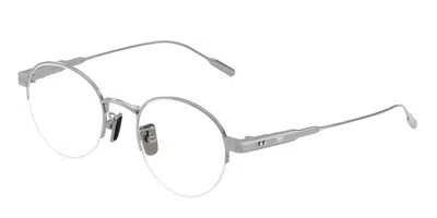 Moncler Me1016td Asian Fit 1023 Men's Glasses Silver Size 49 - Free Lenses - Blue Light Block Available